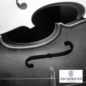 Contrebasses, altos, violons, violoncelles fabriqués par le luthier